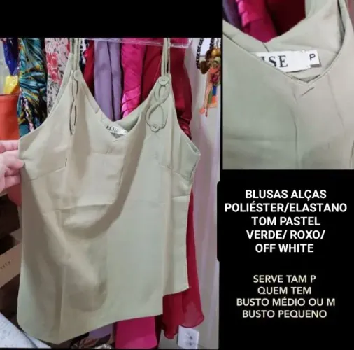 Blusas Alça com detalhes