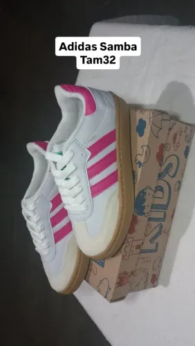 Tênis novo infantil Adidas Samba tam32