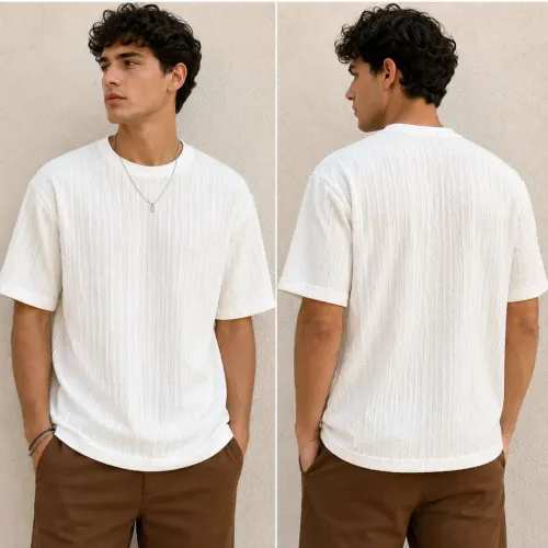 Camiseta Oversized Masculina Branca