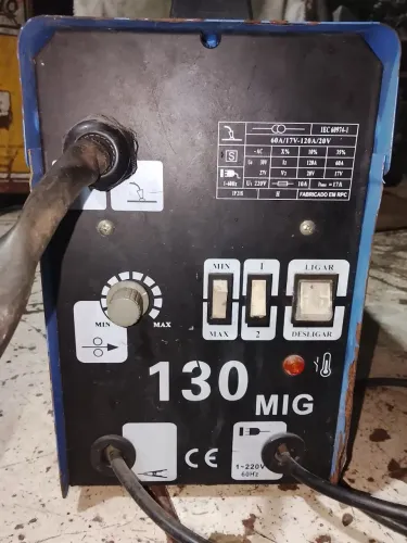 Máquina solda elétrica mig, sem gás