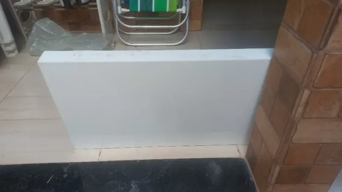Balcão americano branco marmore