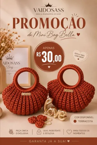 PROMOÇÃO BOLSAS CORES NOVAS ?