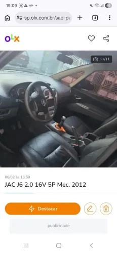 JAC J6 2.0 16V 5P Mec. 2012