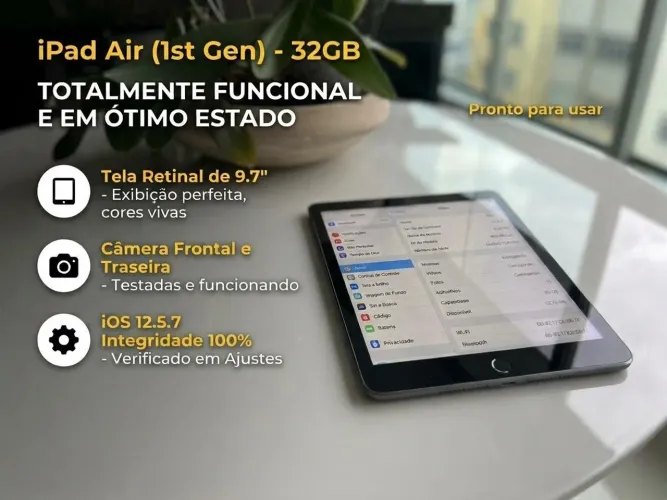 iPad Air (1st Gen) - 32Gb - Totalmente funcional