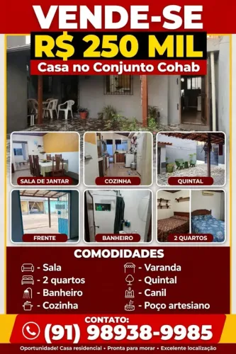 VENDE-SE CASA COM PONTO COMERCIAL