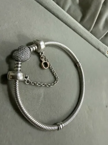 Pulseira e trava Pandora original com certificado