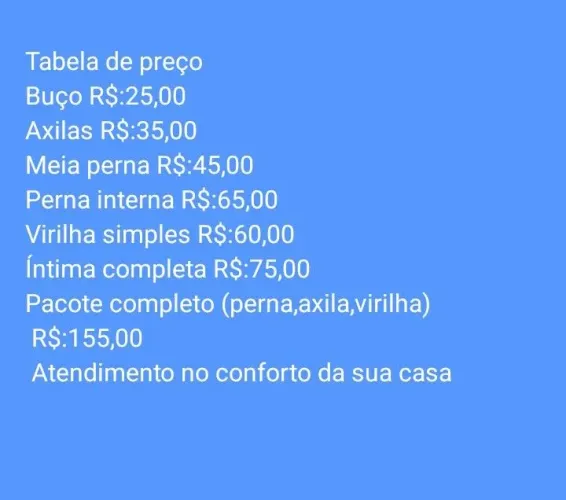 Depilação a cera quente 