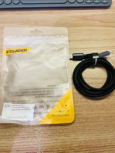 Cabo usbC para iphone - com medição - Essager