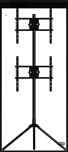 Suporte tripé para TVs e monitores.