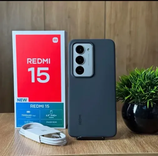 Redmi 15 256GB Verde PRONTA ENTREGA EM TRINDADE GOIANIRA E NEROPOLIS