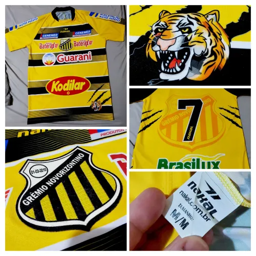 Grêmio Novorizontino, Nakal, Tam. M, 2019, novíssima, escudo aveludado.