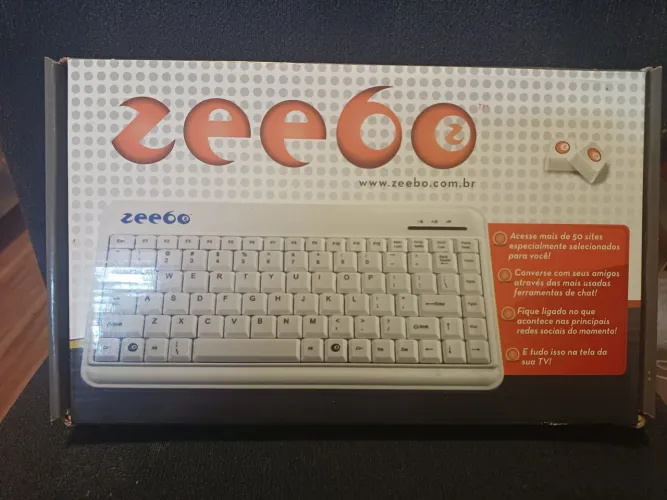 Teclado zeebo novo(nunca usado)