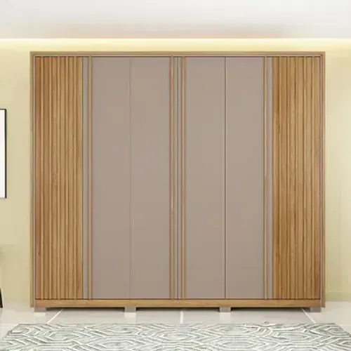 Guarda Roupa Barcelona de Casal 2 ripados e 4 lisos
