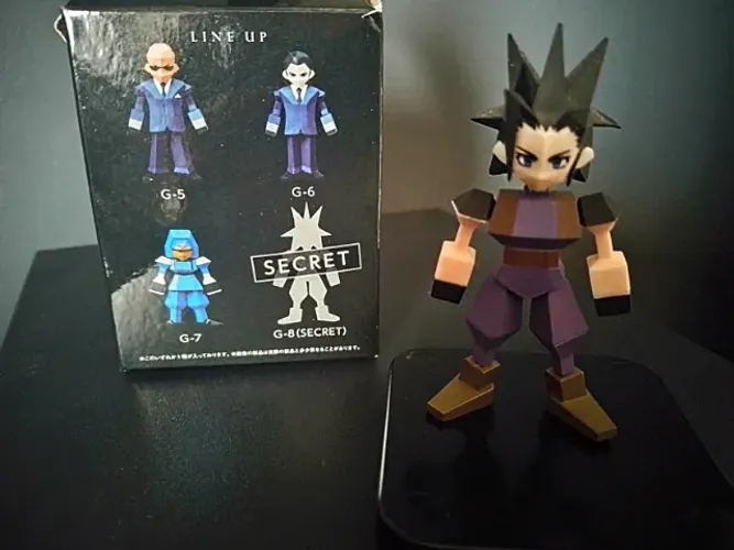 [Raro] Zack Fair Polygon Mini Figure - Final Fantasy VII (Secret figure)