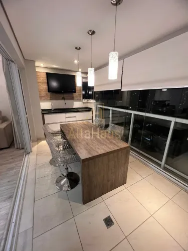 Excelente Apartamento Mobiliado para locação no Anália Franco, São Paulo-SP: 1 quarto, 2 s