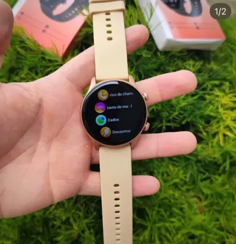 Smartwatch redondo sofisticado | zeblaze btalk 3 plus original 