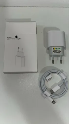 Carregador Iphonr Apple Tipo C cabo e caixa
