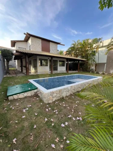 Casa em Condomínio para Locação em Camaçari, Alphaville (Abrantes), 4 dormitórios, 1 suíte