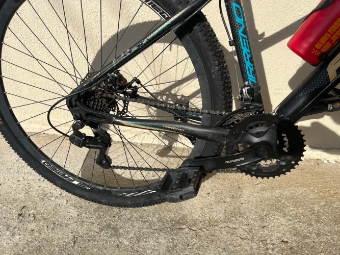 Bicicleta aro 29 Alphamec tamanho 15 21 marchas