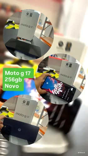 Celular moto g7 novo