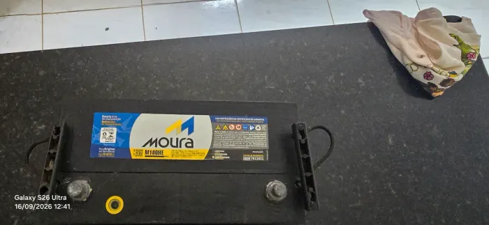 Bateria moura 100 amperes zero