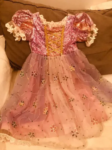 Vestido princesa rapunzel