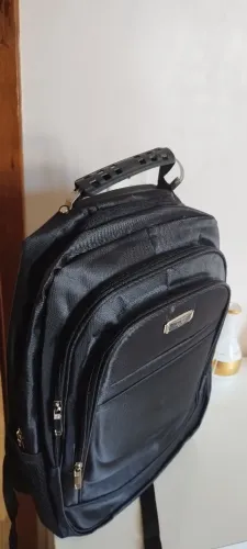 Mochila Impermeável Reforçada Unissex Preta