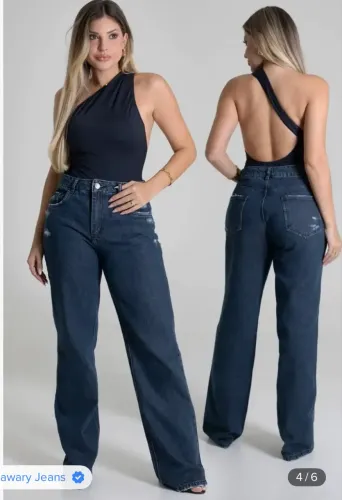 Calça Wide Leg Sawary 42