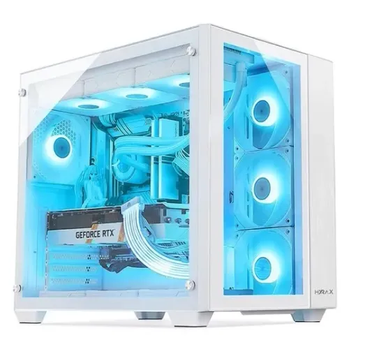 Gabinete Gamer Hyrax HGB720 branco na caixa nunca usado