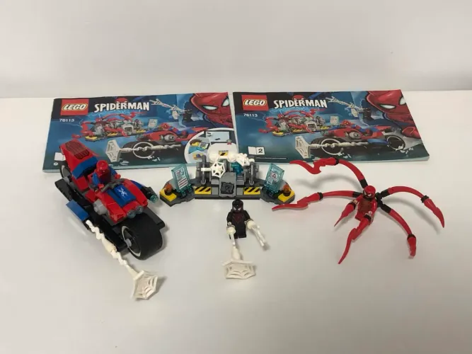LEGO Marvel 76113 - Homem Aranha Miles Morales Carnificina Carnage Spider-Man Bike Rescue