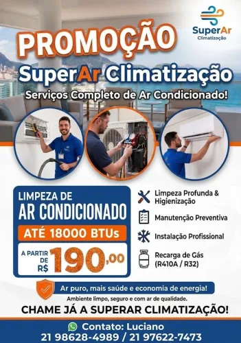 Limpeza e Instalação de Ar condicionado 
