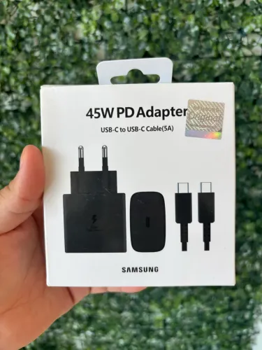 Kit carregador original Samsung 45w