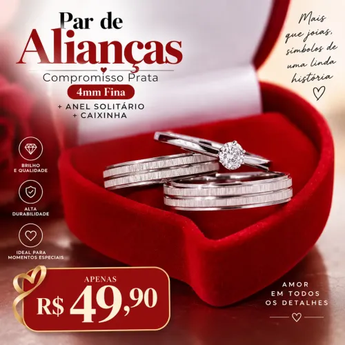 Par de alianças 