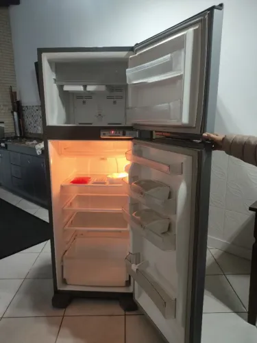 Geladeira Brastemp Brm42ekana Frost Free Duplex 375l Inox