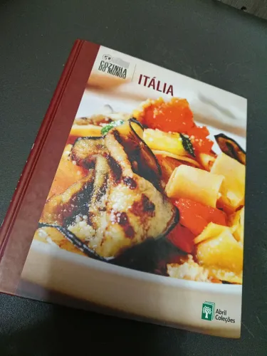 Culinária italiana livro Abril cultural capa dura