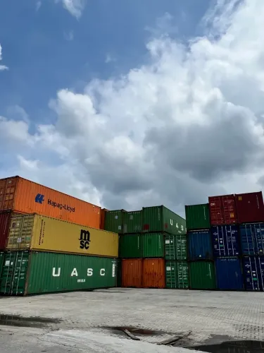 Container pronto para uso