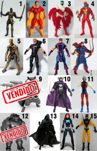 MARVEL UNIVERSE (LOOSE) ESCALA 3.75 (APROXIMADAMENTE 11CM)