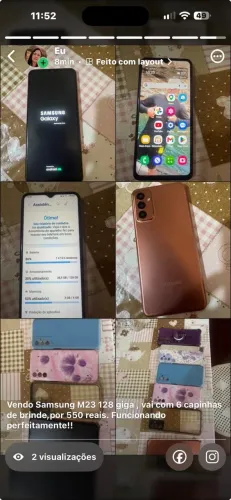 Celular Samsung M23 128giga