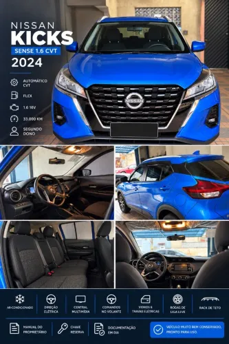 Nissan Kicks Sense 1.6 16V Flex AUT 2024