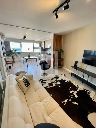 Flat mobiliado para aluguel, quarto suíte e sala, 55m² por R$12.700/mês no Leblon - Rio de