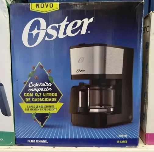 CAFETEIRA OSTER<br>Ref: 1390<br>Cód: 232421<br>R$ 109,99