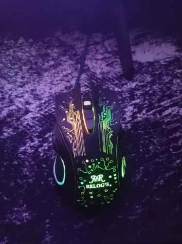 Mouse Gamer Relog's com Iluminação RGB Dynamic - Estado de Novo