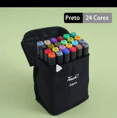 Caneta touch 24 cores