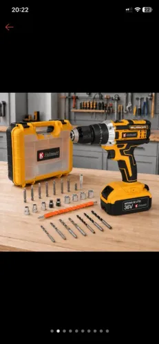 Parafusadeira/Furadeira bateria 36v +maleta