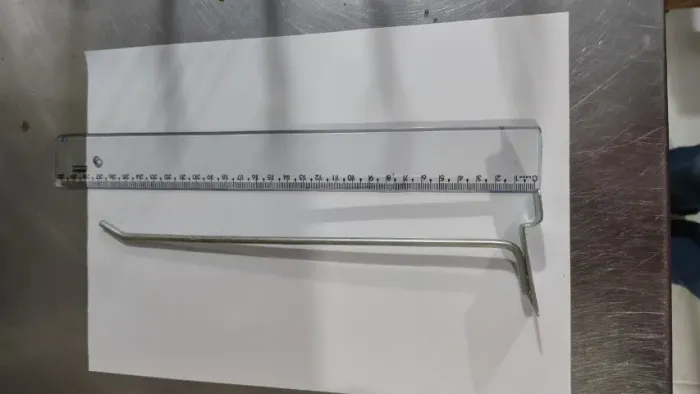 Gancho para painel Galvanizado Kit com 100 unid