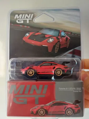 MiniGT Porsche 911 GT3 RS Guards Red