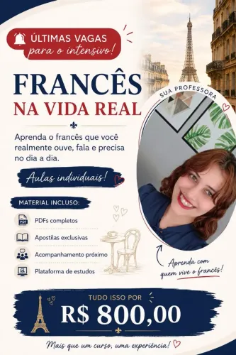 Aulas de francês! Online