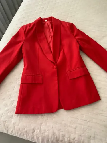 Blazer alta costura, nunca usado! vermelho