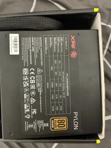 Fonte Xpg 650w 80 Plus bronze