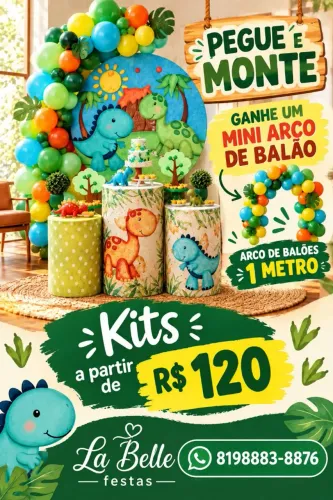 Painel de festa vários temas pegue e monte